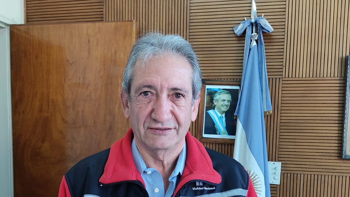 Guillermo Amstutz jefe del cuarto distrito de Vialidad Nacional