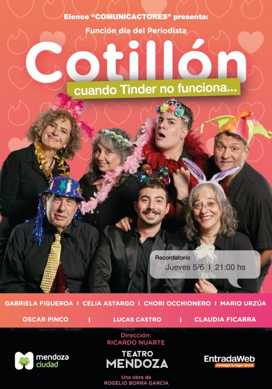 Celia Astargo, Gabriela Figueroa y Ricardo Nuarte- Elenco de Comunicactores