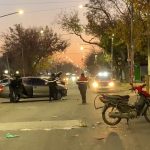 Móvil de LVDiez- Tránsito cortado en Av San Martín y Pedraza de Las Heras