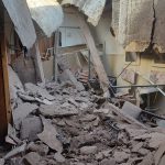 Móvil de LVDiez- Derrumbe de vivienda en Guaymallén