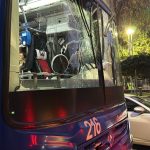 Choque en cadena de tres colectivos en Montecaseros y Lavalle
