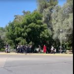 Móvil de LVDiez desde San Rafael- Ministro de Educación, Tadeo García Zalazar