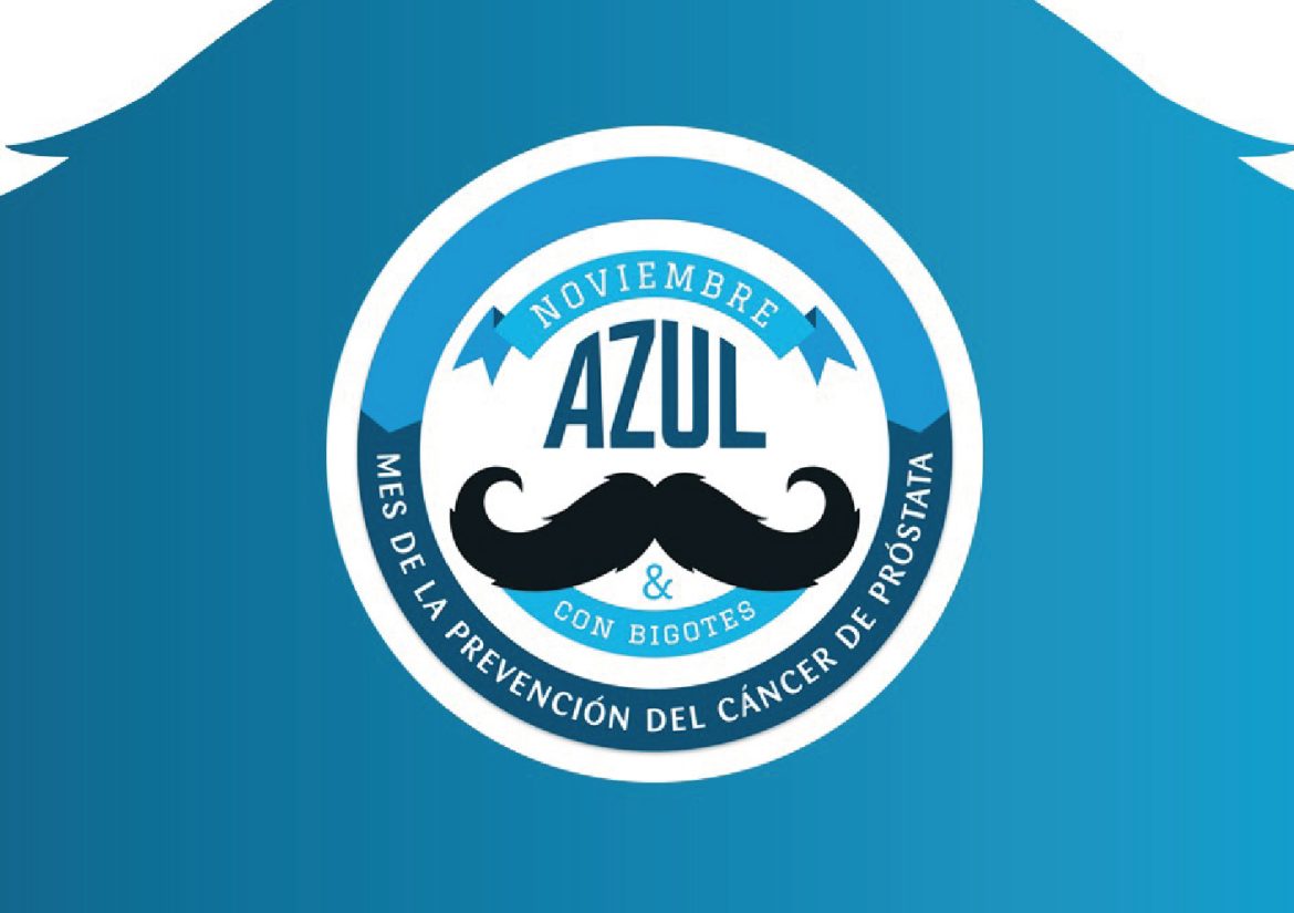 Noviembre azul y con bigote