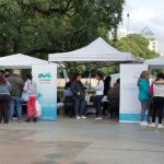 Móvil de LVDiez desde Carpa Salud Respiratoria en Plaza Indenpendencia